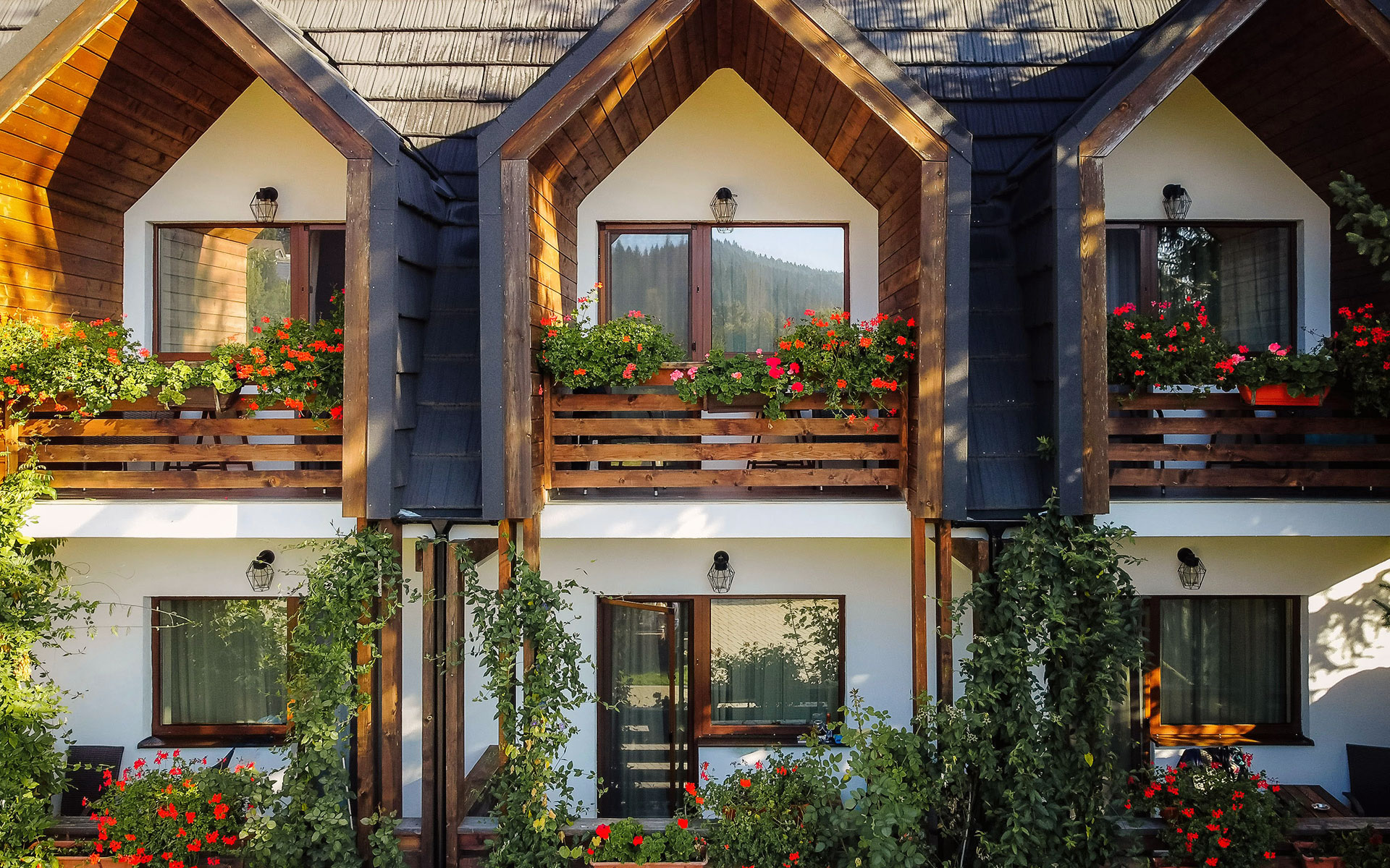 Blumenhof Bucovina exterior balcoane